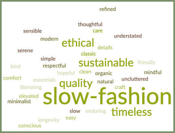 what is slow fashion?  slow fashion clothing