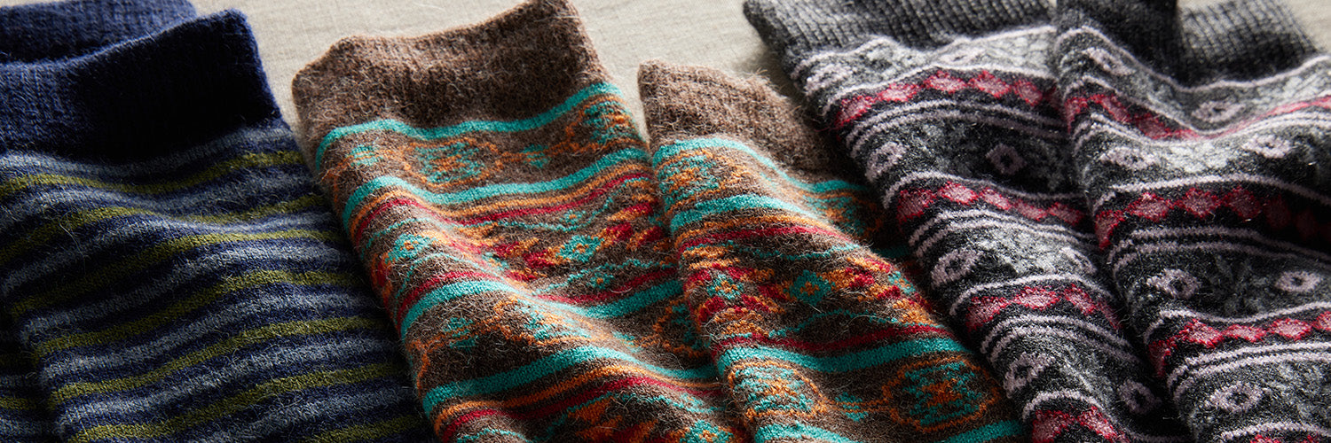 fair trade alpaca socks peru ethically made