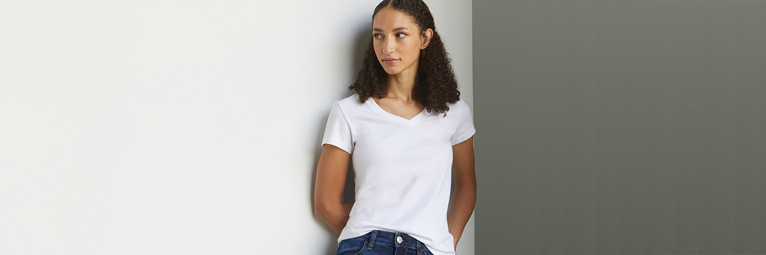 womens organic cotton short sleeve t-shirts