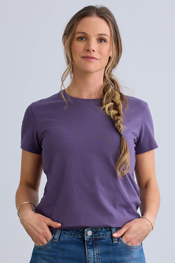 Women's Organic Relaxed Crew Neck T-shirt