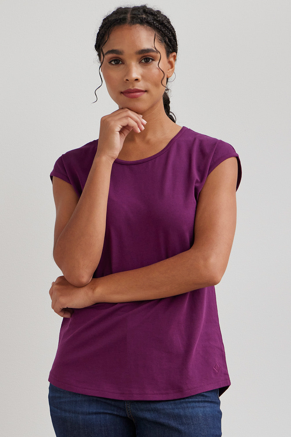 Women's Cap Sleeve Shirts | Easy Tees | Fair Indigo