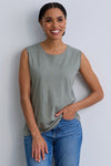 Women's 100% Organic Cotton Sleeveless Tee