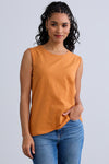 Women's 100% Organic Cotton Sleeveless Tee