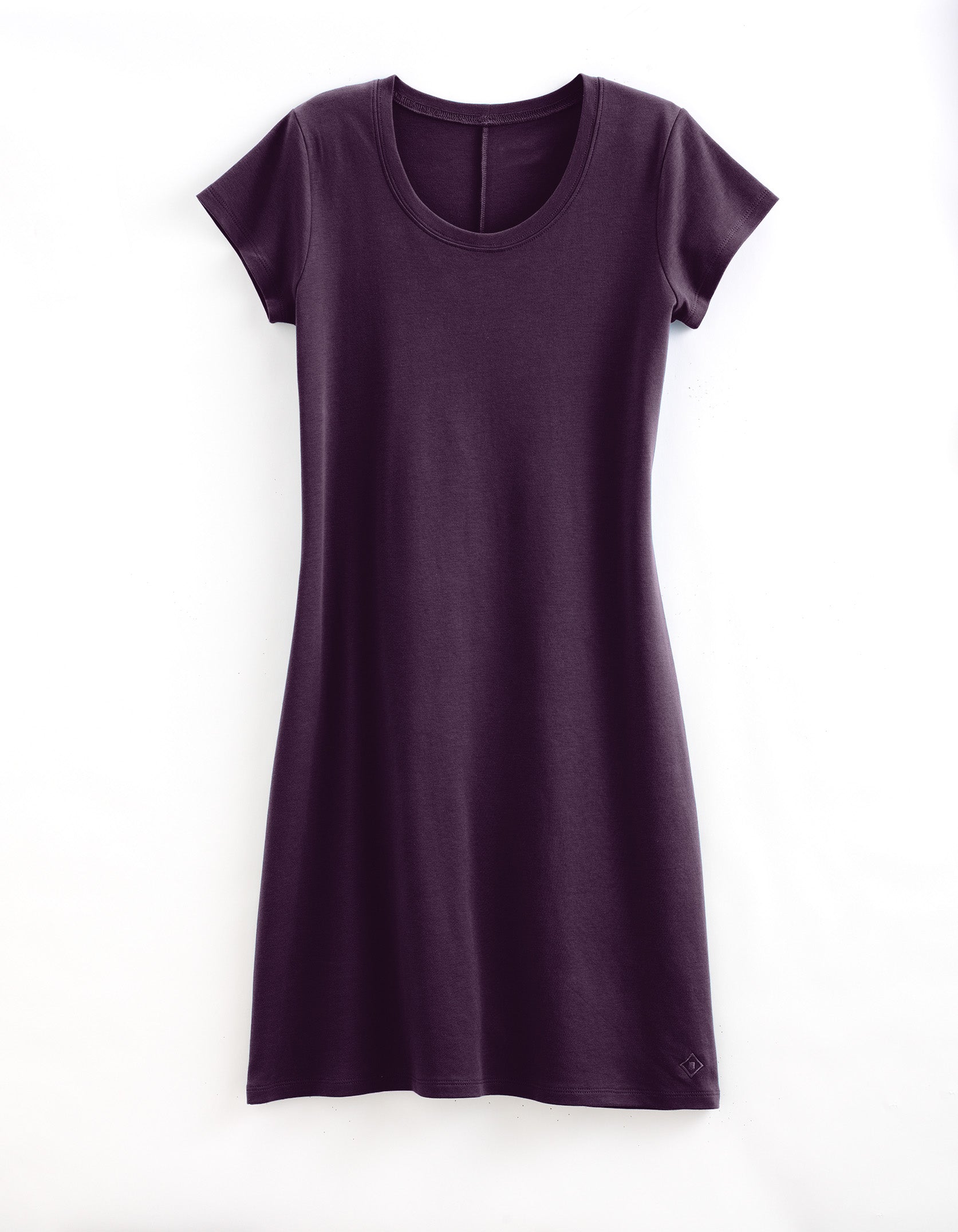 Dark purple 2025 t shirt dress