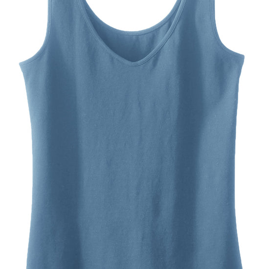 womens organic reversible neck 2 in 1 tank - white - fair indigo fair trade ethically made