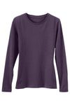 Women's Organic Long Sleeve Crew Neck T-shirt