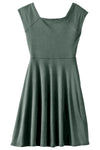 Women's Organic Ballet Neck Dress