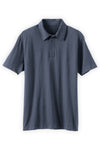 mens organic all cotton luxe polo - slate blue - fair indigo fair trade ethically made