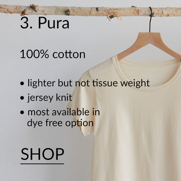 organic pima cotton pura all cotton jersey fabric - lighter but not tissue weight