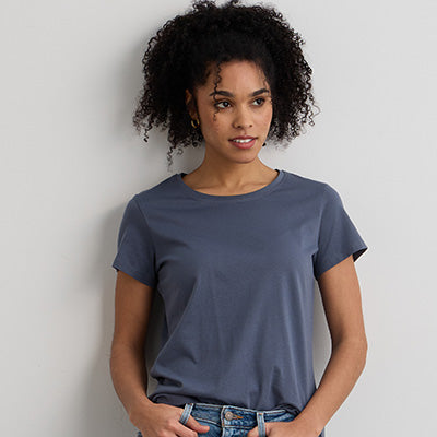 Women's Organic Cotton Tees + Tops - Fair Indigo