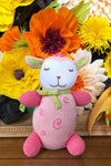 cutie the lamb organic cotton stuffed animal - ethically made - fair trade - fair indigo - joobles